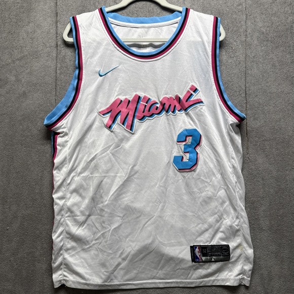 Basketball Jersey Nike Vice Shirt Miami Heat Dwayne Wade Jersey 52